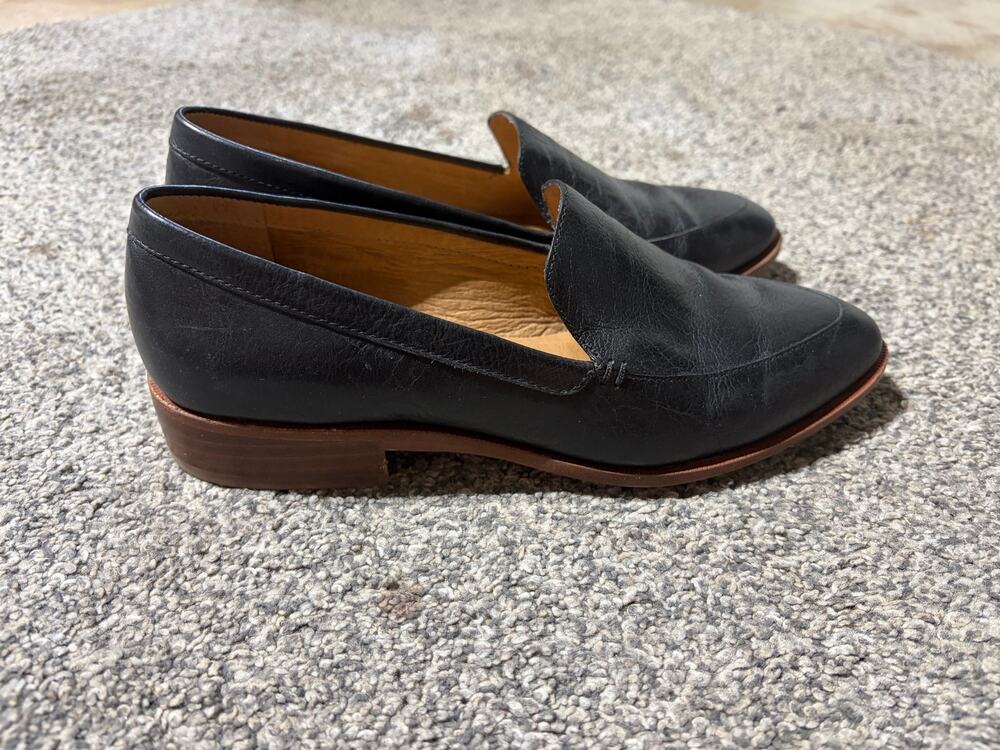 Madewell black womens 6.5 loafers